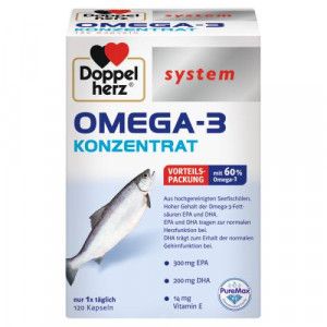 DOPPELHERZ Omega-3 Konzentrat system Kapseln